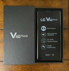 Original LG V40 ThinQ V405UA 64GB V409N V405EBW 128GB Unlocked 4G Smartphone