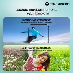 MOTOROLA Edge 70 Fusion (SILHOUETTE, 8+256GB) Snapdragon® 7s Gen 4 SmartPhone.