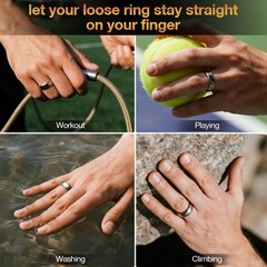 Invisible Sizer for Oura Ring Gen4/Gen3/Samsung Galaxy/Ultra Human Ring, Soft…
