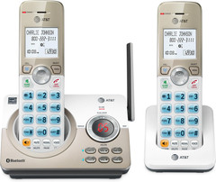 DL72219 DECT 6.0 2-Handset Cordless Phone for Home with Connect to Cell, Call Bl
