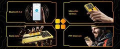 OUKITEL WP60 Rugged Smartphone 5G 10000mAh Android Phone 7.2 in 36GB+512GB