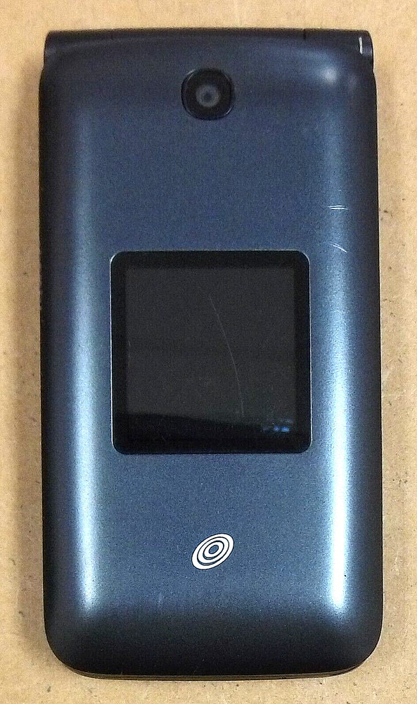 Alcatel MyFlip A405DL – Gray and Black ( Tracfone ) 4G VoLTE Cellular Flip Phone