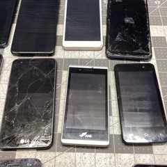 Random Lot of 20Cell Phones Untested, for Parts or Repair Assorted Apple Samsung