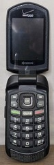 Vintage Kyocera Verizon KYOE4520NCPTT Flip Cell Phone, Black « O2B » Works Great!!