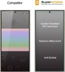 2 Pack Tempered Glass Screen Protectors for Samsung Galaxy S24 Ultra, Bubble Fre