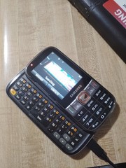 Samsung Array SPH-M390 – Gray and Black ( Sprint ) Rare Cellular Slider Phone