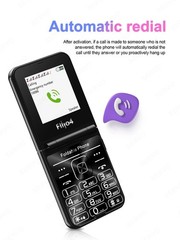 Unlocked SERVO 4 SIM Card Foldable Mobile Cell Phones Dial Torch Magic Voice