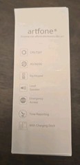 New – artfone A400 Big Button Cell Phone for Seniors, 4G LTE Unlocked (Silver)