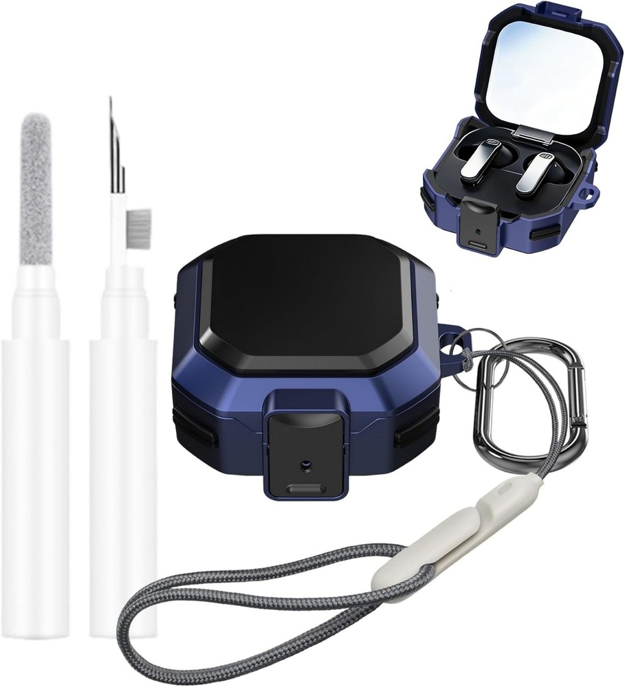 [4 in 1] Lock Case with Cleaning Pen Kit for Samsung Galaxy Buds 4/Buds 4 Pro