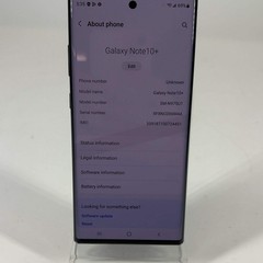 Broken Unlocked Samsung Galaxy Note10 Plus 12GB RAM 256GB SM-N975U1 BACK