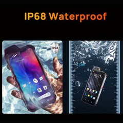 4G LTE Android 13 Rugged Smartphone NFC Mobile Waterproof 128G POC UNIWA W999