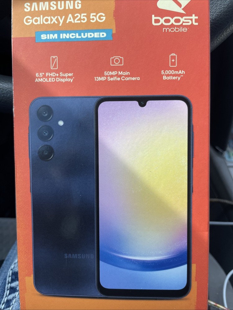 New Samsung A25 5G 6.5 » 6GB RAM/128GB 2.4 GHz,Only Boost Mobile New Acc Or Upgr