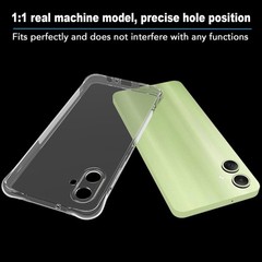 Case for Samsung Galaxy A06 Clear TPU Transparent Soft Cover Military-Grade Prot