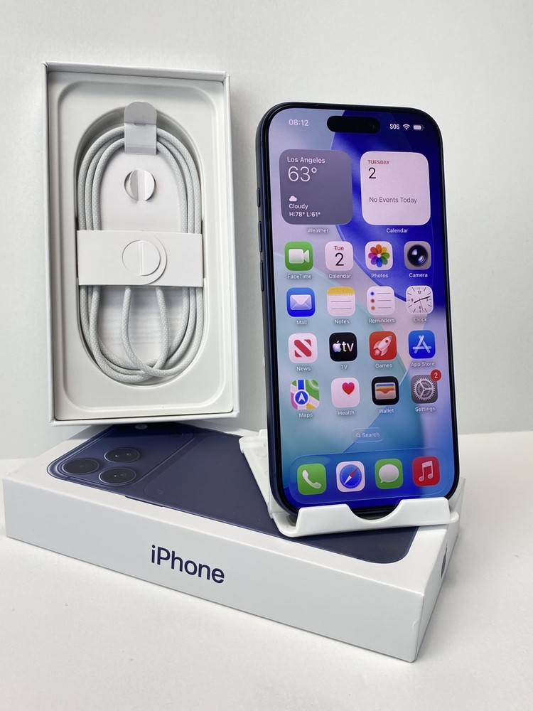 Apple iPhone 17 Pro A3256 1TB Deep Blue 100% battery health Unlocked phone