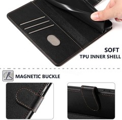 Galaxy A17/A16 5G Phone Case, Wallet Case with RFID Blocking, Premium Leather Fl