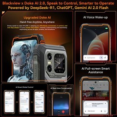 Unlocked Blackview XPLORE 1 5G AI Rugged Phone Android 15 Waterproof IP68 Mobile