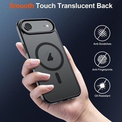 Magnetic for iPhone Air Case Slim Translucent Matte Shockproof Phone Cover for 1