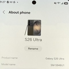 Samsung Galaxy S26 Ultra – 512GB – Unlocked – Black