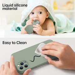 iPhone 12 Pro Max Case with Screen Protector – Upgraded Camera Protection – Sili