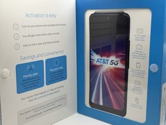AT&T Radiant Max 5G EA211001 64GB Electric Blue Android 11 Prepaid New