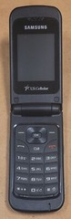 Samsung Chrono SCH-R260 – Blue and Black ( U.S. Cellular ) Rare CDMA Flip Phone