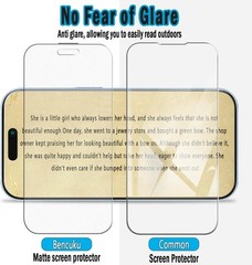 2 Pack Matte Screen Protector for iPhone 17 6.3&Prime; Anti Scratch Bubble Free Film