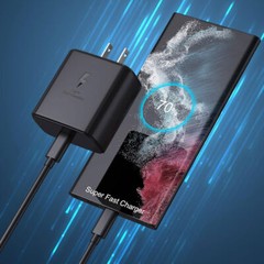 3ft Cable +35W PD Power Adapter Duo Wall Charger For Samsung S24 S23 S22 S21 S20