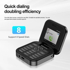 SERVO i17 2G Small Flip Mobile Phone 2 SIM Speed Dial MP3 Flashlight FM Radio