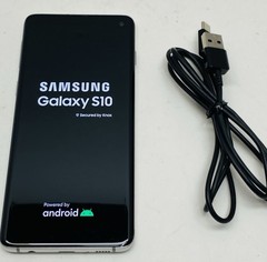 Samsung Galaxy S10 128GB G973U T-Mobile/Unlocked Smartphone – Prism White EUC