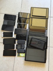 Lot Of 15 Phones 1 iPod 1 Laptop 8 Tablets UNTESTED-SOLD AS IS – PARTS OR REPAIR