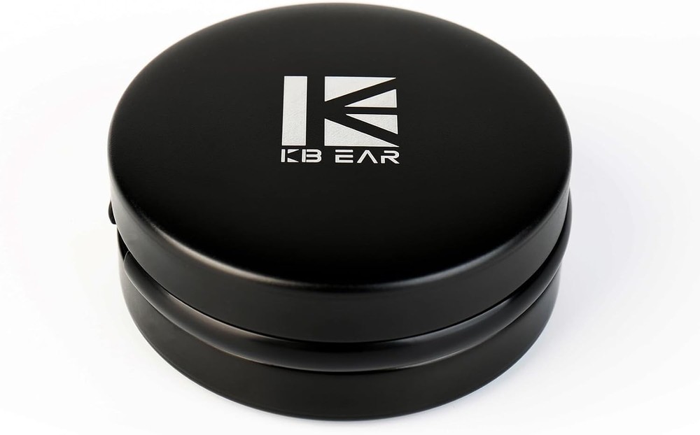 KBEAR BP06 IEMs Case, Portable Aluminum Alloy Earbuds Case for KZ ZS10 PRO, ZS12