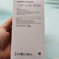 Original, unopened Samsung Galaxy A50 128GB fully unlocked dual SIM smartphone