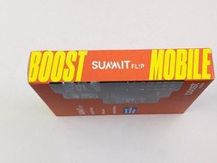 Boost Mobile Prepaid Summit Flip Phone, 8GB Black Sim-Included, New Sealed