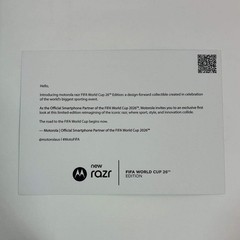 New Factory Unlocked Motorola Razr 256GB 15 FIFA World Cup 2026 Edition XT2553VF