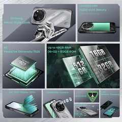 Oukitel WP62 5G Smartphone, Model WP62, 24GB RAM, 256GB Storage Capacity
