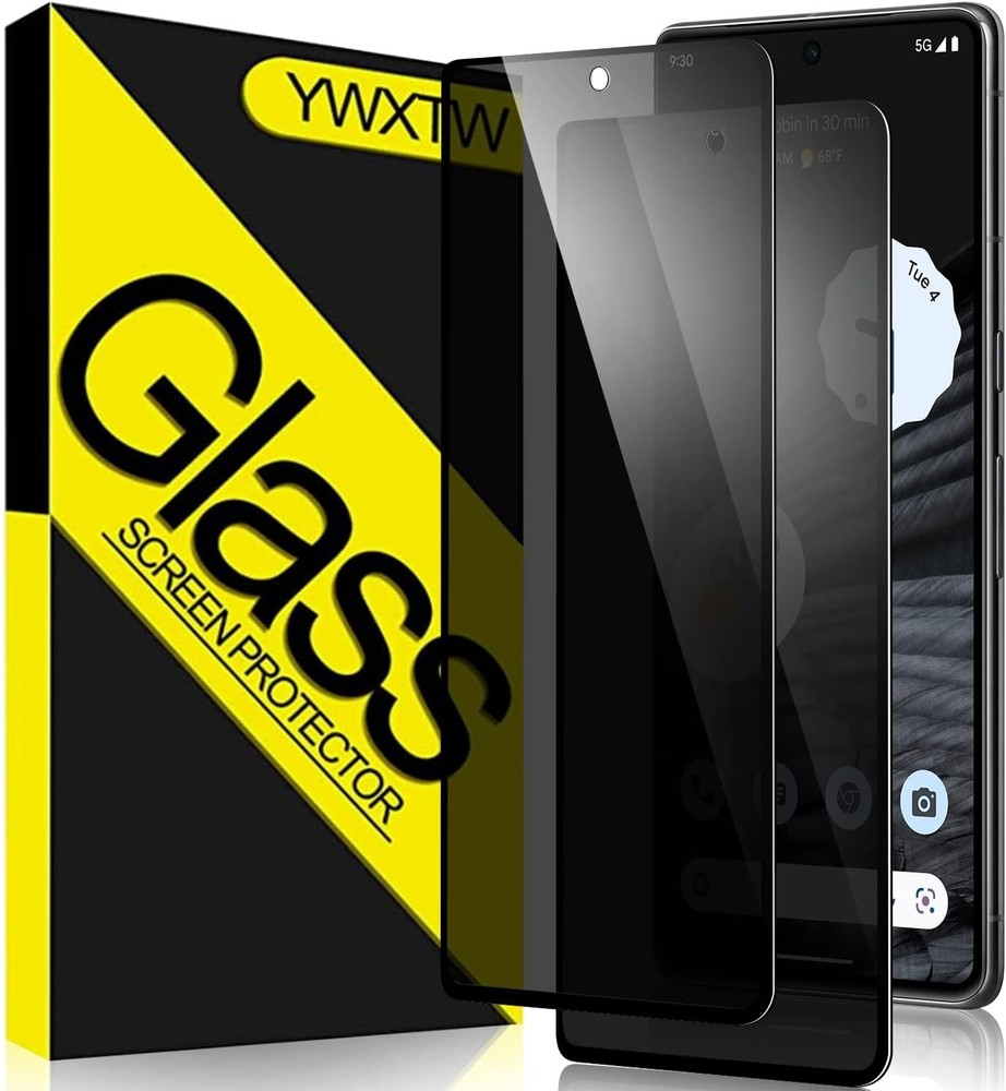 2PCS Privacy Screen Protector & Tempered Glass for Google Pixel 7 Pro Anti-Spy