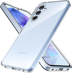 Crystal Clear Samsung Galaxy A55 Case. Soft Slim Fit Transparent TPU Cover