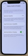 USED BLACK GSM UNLOCKED iPhone 12, 64GB A2172 MGEF3LL/A WITH 91% BATTERY HEALTH.