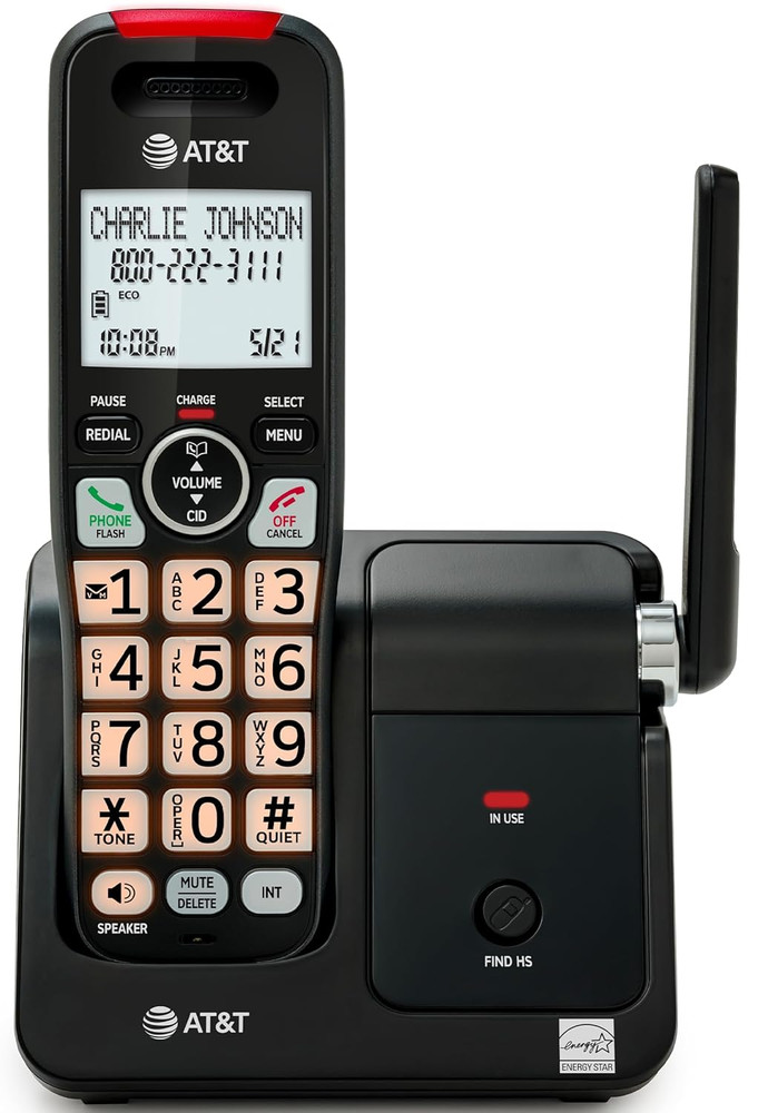 EL1121-11 DECT 6.0 Cordless Phone with Caller Id/Call Waiting, Full-Duplex Speak