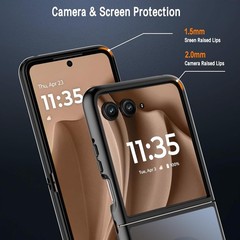 Magnetic for Motorola Razr+ Plus 2025/2024 Case, Shockproof Thin Protective Cove