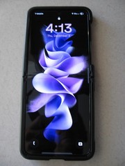 SAMSUNG GALAXY BLACK Z FLIP3 5G ANDROID 256GB 6.7IN 12MP CAMERA SNAPDRAGON 888