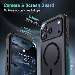 Magnetic for iPhone 17 Pro Max Case, Military Grade Drop Protection, Heavy Duty
