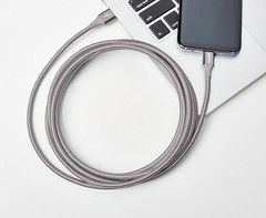 USB-C to USB-A 3.1 Gen 1 Fast Charger Cable, 10 Foot Double Braided Nylon Cord