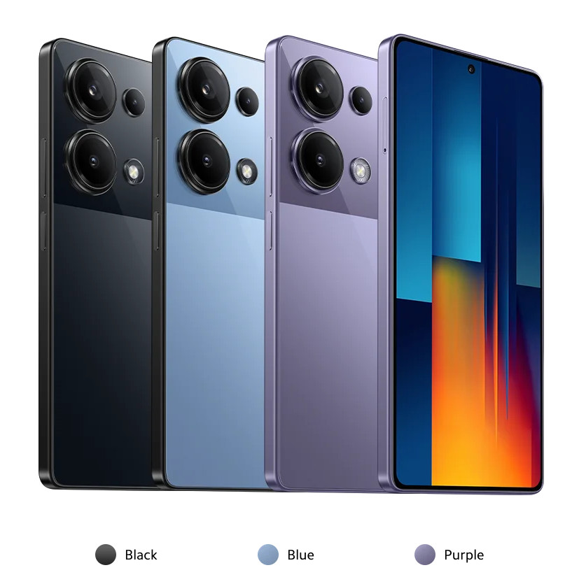 Xiaomi POCO M6 PRO 4G LTE Blue – 12GB RAM – 512GB ROM – Unlocked – NEW SEALED