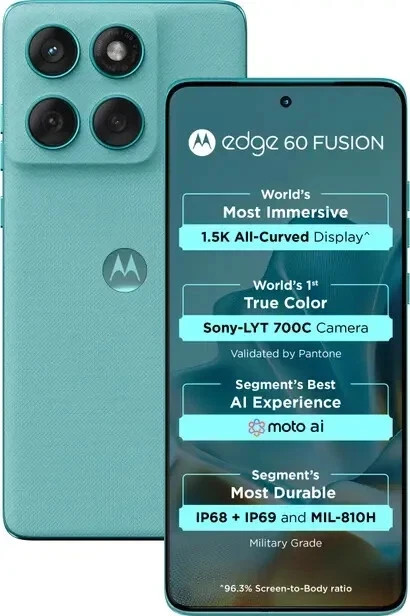 MOTOROLA Edge 60 Fusion 5G 8GB 256GB ROM-Amazonite Unlocked OPEN BOX USA STOCK