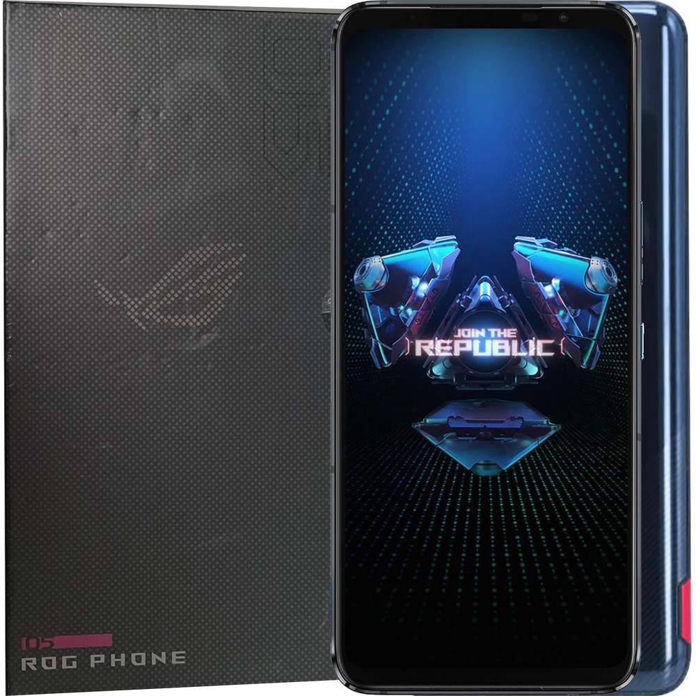 BNIB ASUS ROG Phone 5 Dual-SIM 256GB RAM+16GB Black Factory Unlocked 5G GSM