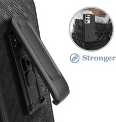 For Samsung Galaxy S21Ultra Belt Clip Case Thin Armor Full Body Protective Cover