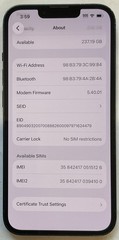 TESTED USED GSM UNLOCKED MIDNIGHT iPhone 13, 256GB A2482 MLAH3LL/A, 100% BATTERY