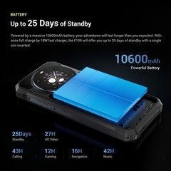 FOSSiBOT F109 5G Rugged Phone Dual Screen Android Adventure IP68 Mobile Unlocked