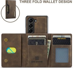 Wallet Case for Samsung Galaxy Z Fold 6, Premium Leather Back Cover with Card Ho